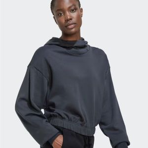 Adidas Studio Lounge Cropped Hoodie
